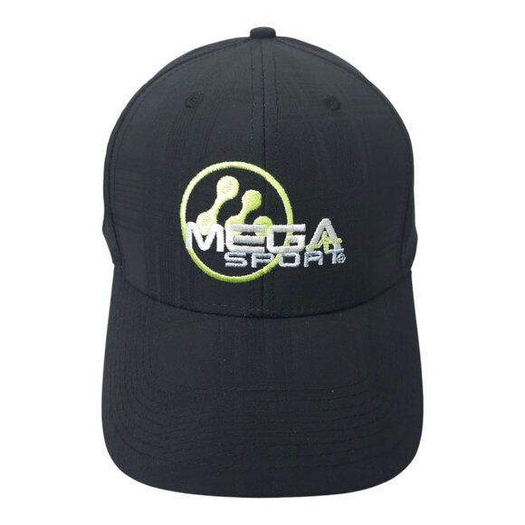 Mega Sport Embroidered Strapback Cap Trucker Golf Baseball Hat Crosshatch NEW - Picture 1 of 13